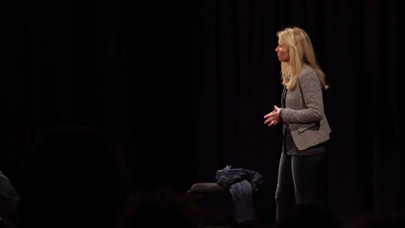Edwina Thompson giving her TEDx Talk